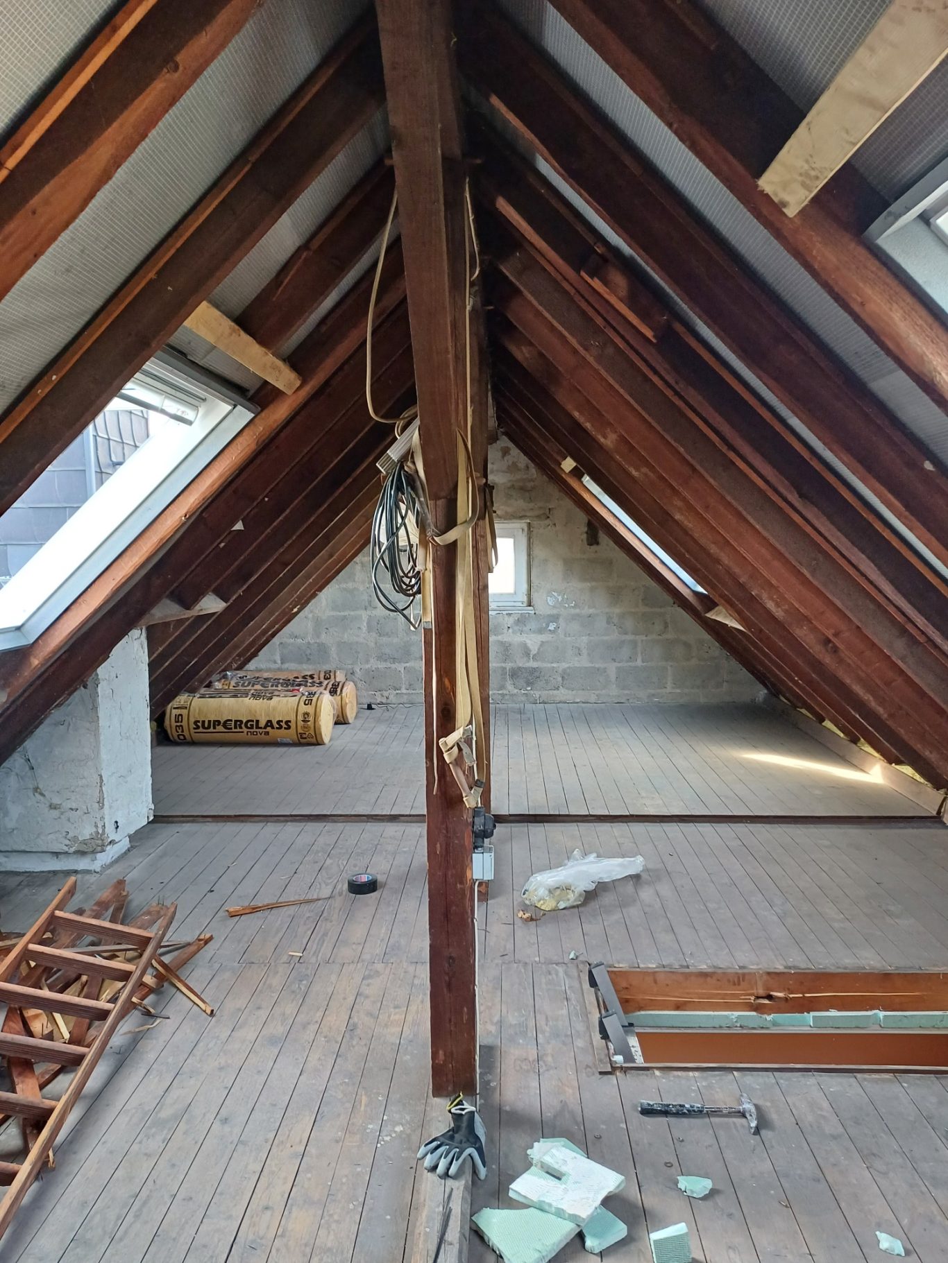 Dachausbau - Vorher